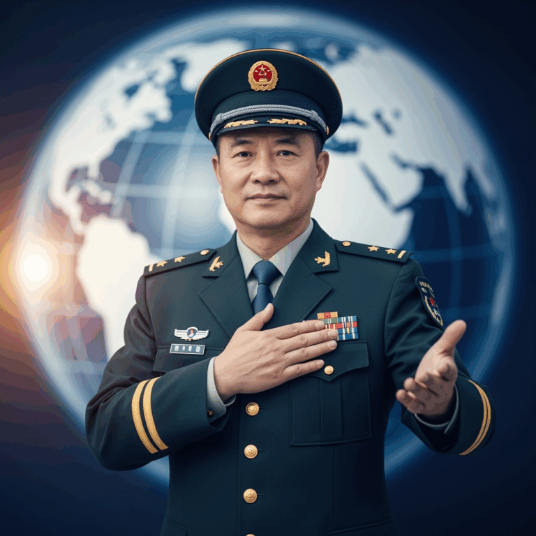 Illustration for: Chinese Military Advocates Global Peace
