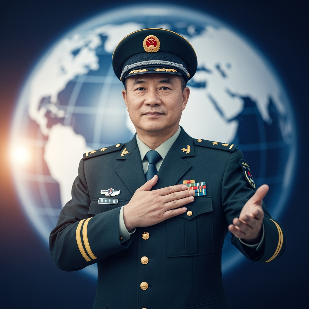 Illustration for: Chinese Military Advocates Global Peace