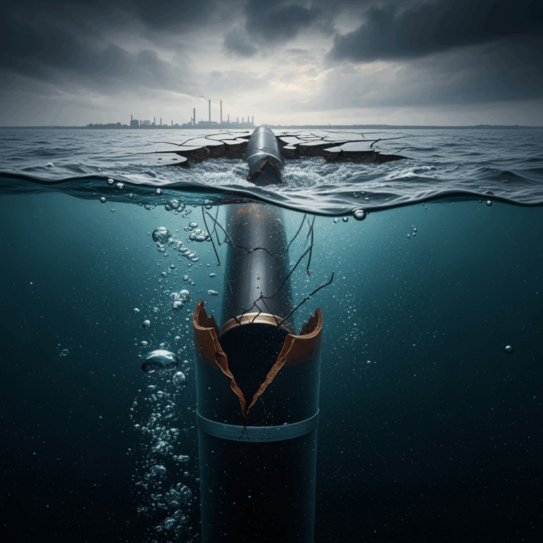 Illustration for: Nord Stream Pipeline Destruction Impact