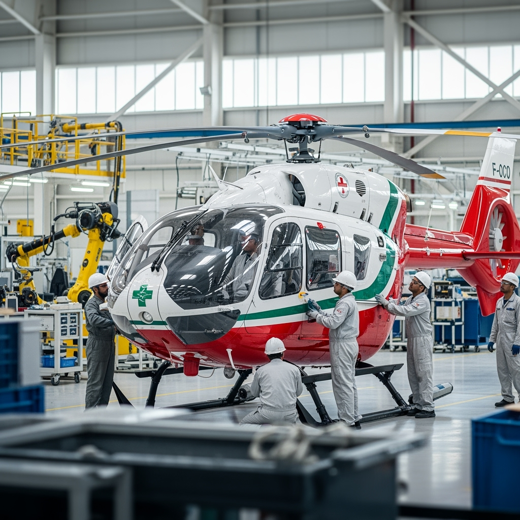 Illustration for: Saudi Arabia to Build First Air Ambulance Factory