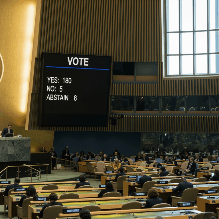Illustration for: UN Vote Reflects Global Consensus on Resolution