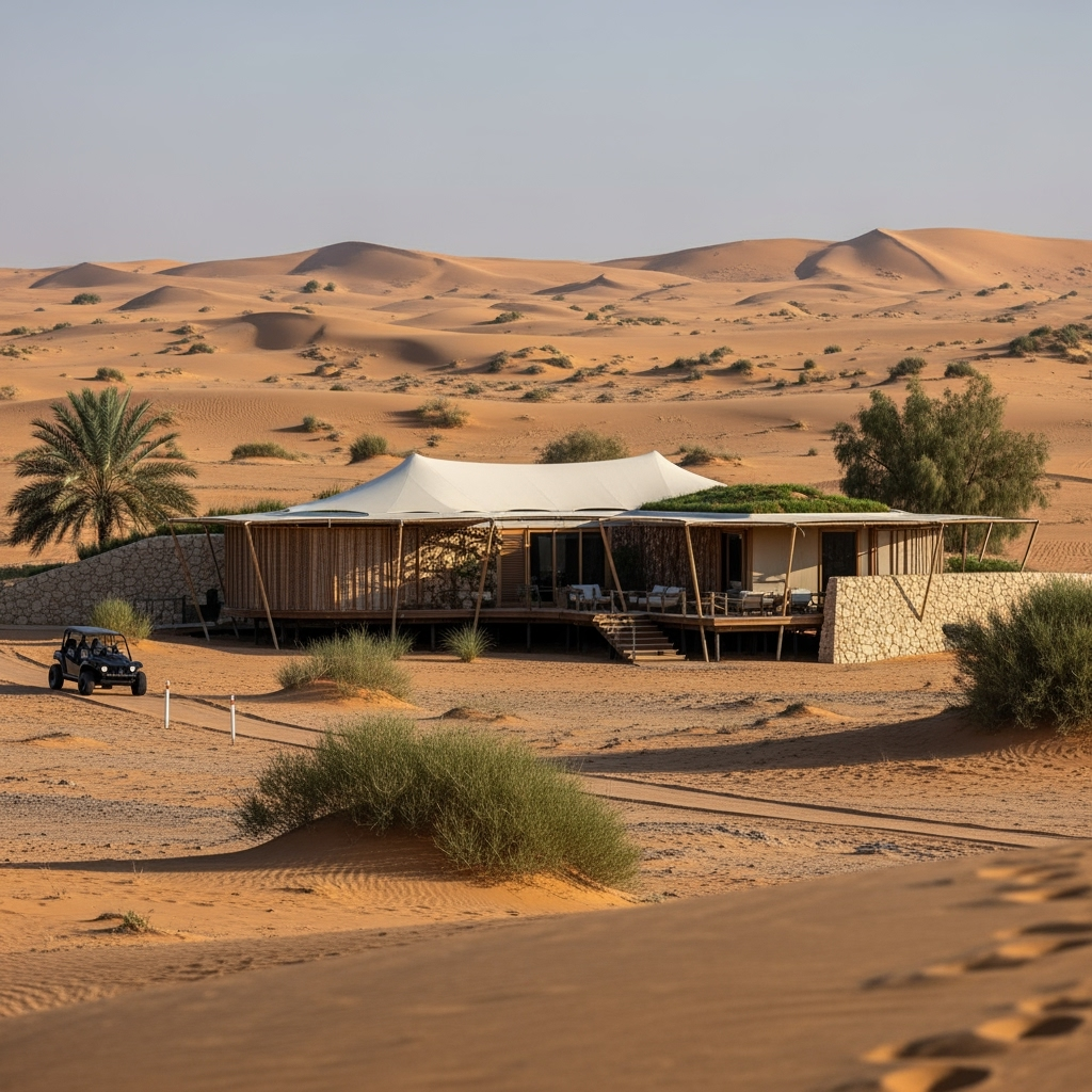 Illustration for: Nomad Eco-Tourism Project Advances in Sharjah