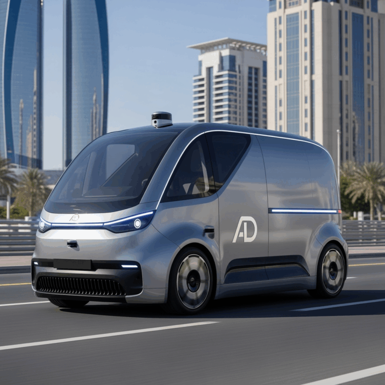 Illustration for: Abu Dhabi Launches Autonomous Delivery Vehicles