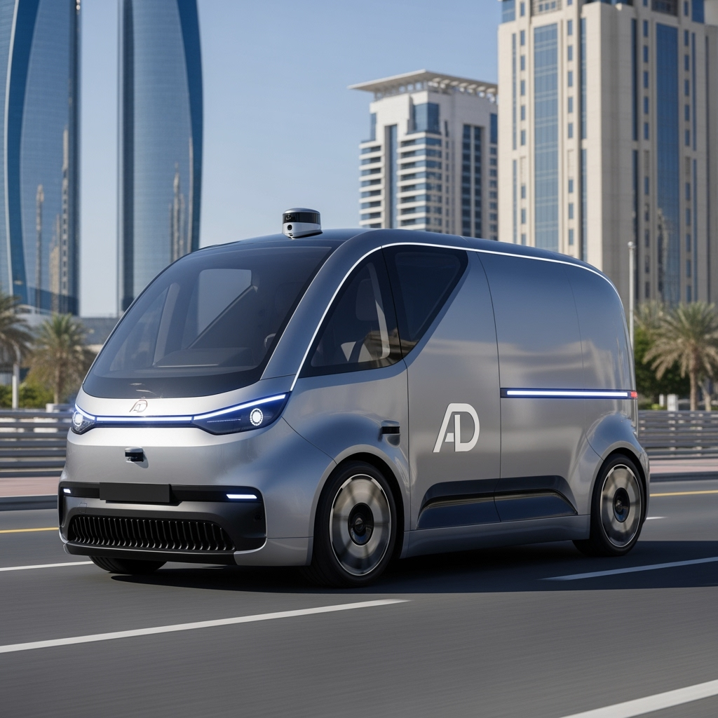 Illustration for: Abu Dhabi Launches Autonomous Delivery Vehicles