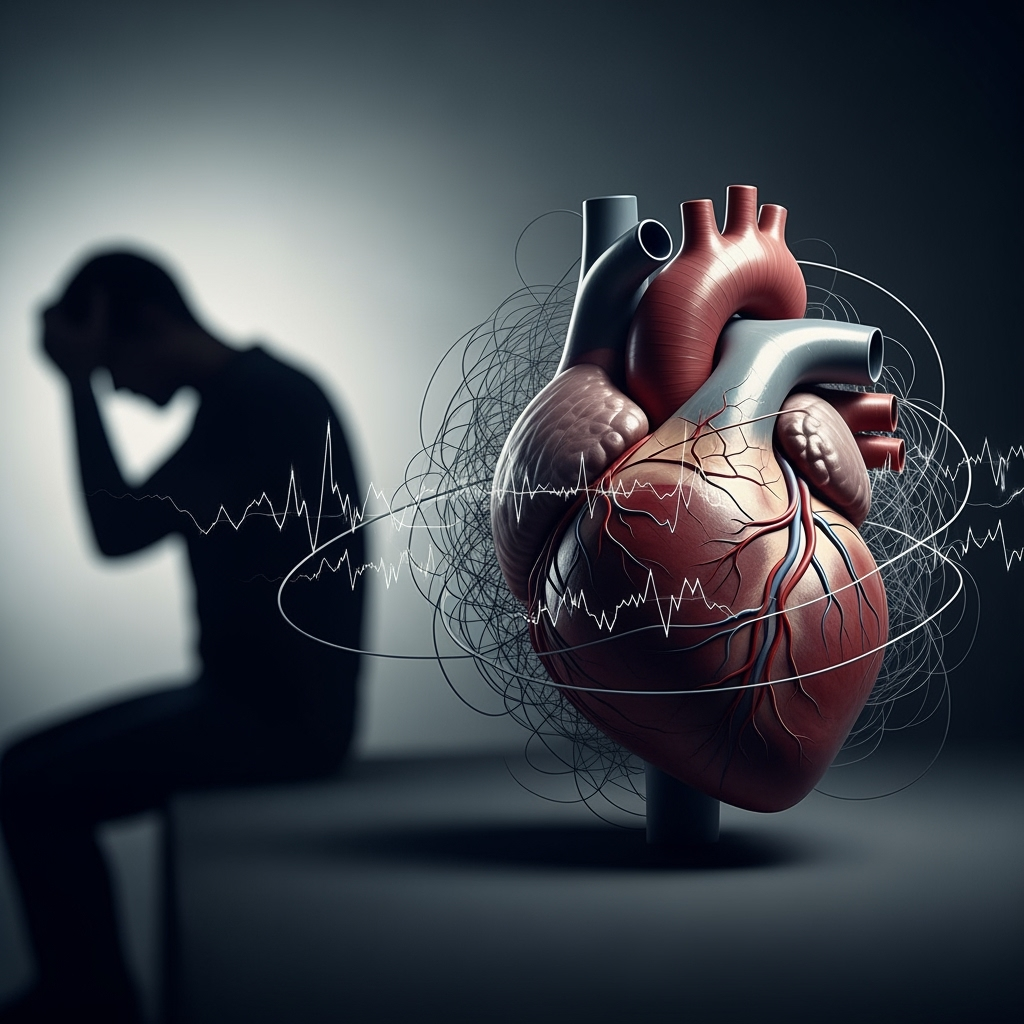 Illustration for: Chronic Stress and Cardiovascular Risk
