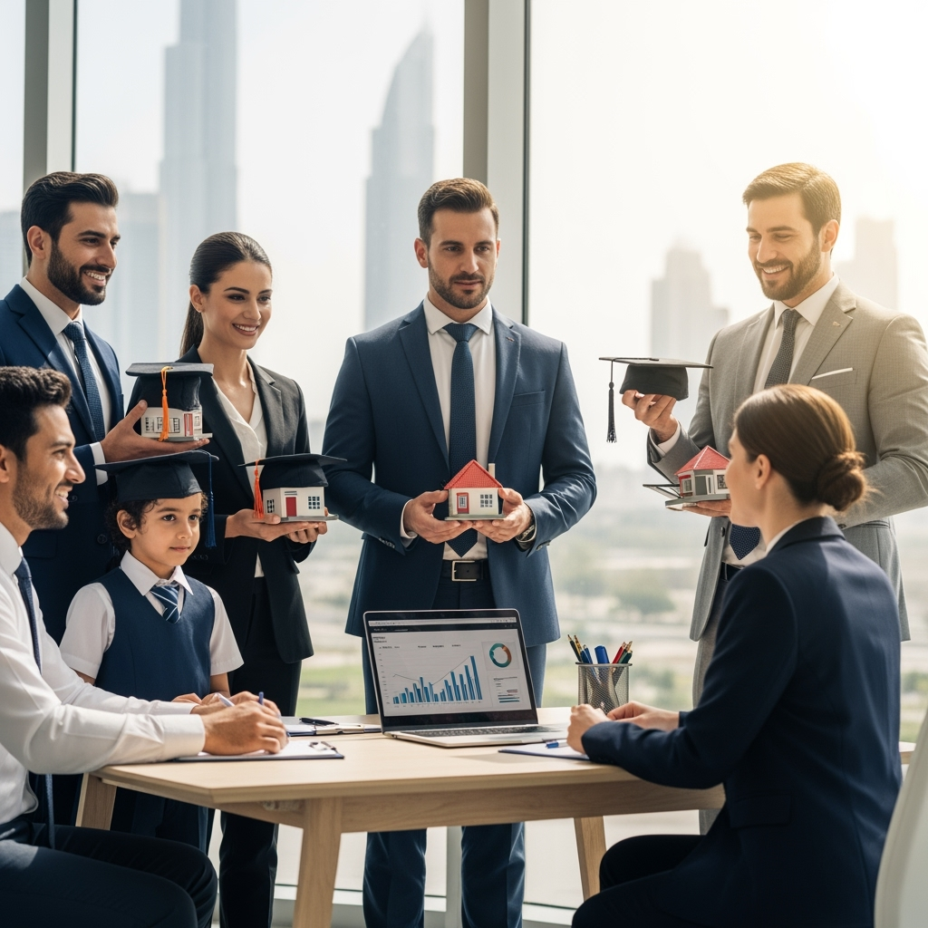 Illustration for: UAE Employers Boost Housing and Schooling Benefits