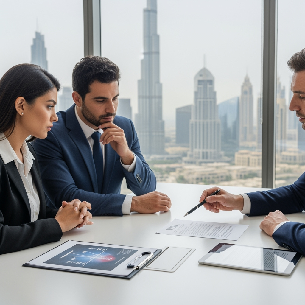 Illustration for: How to Update Your Will After Separation in Dubai