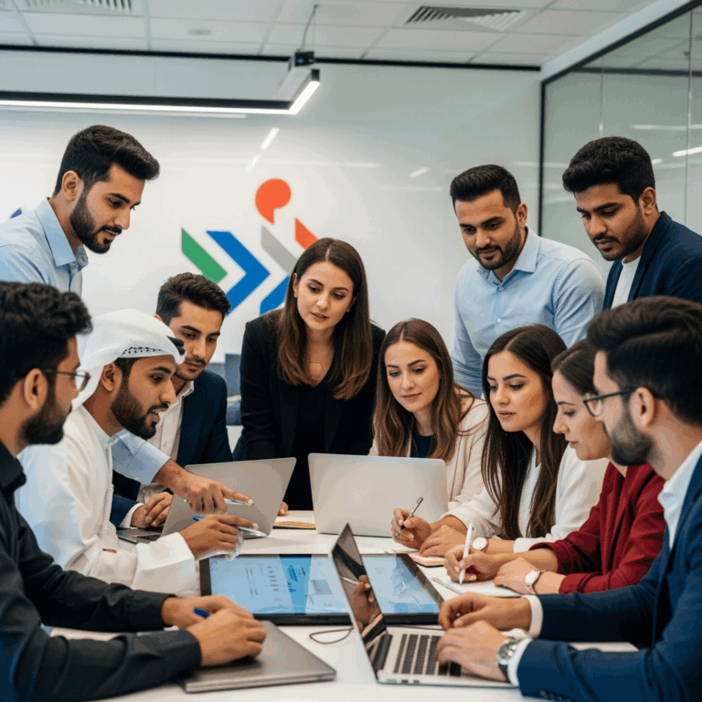 Illustration for: UAE Companies Embrace Work Curriculum