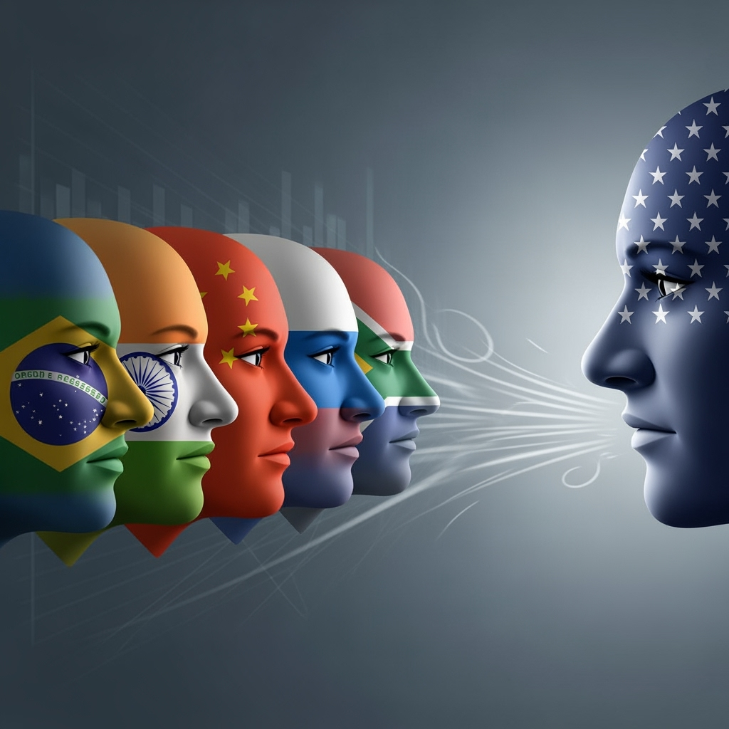 Illustration for: BRICS Faces Economic Pressure from US