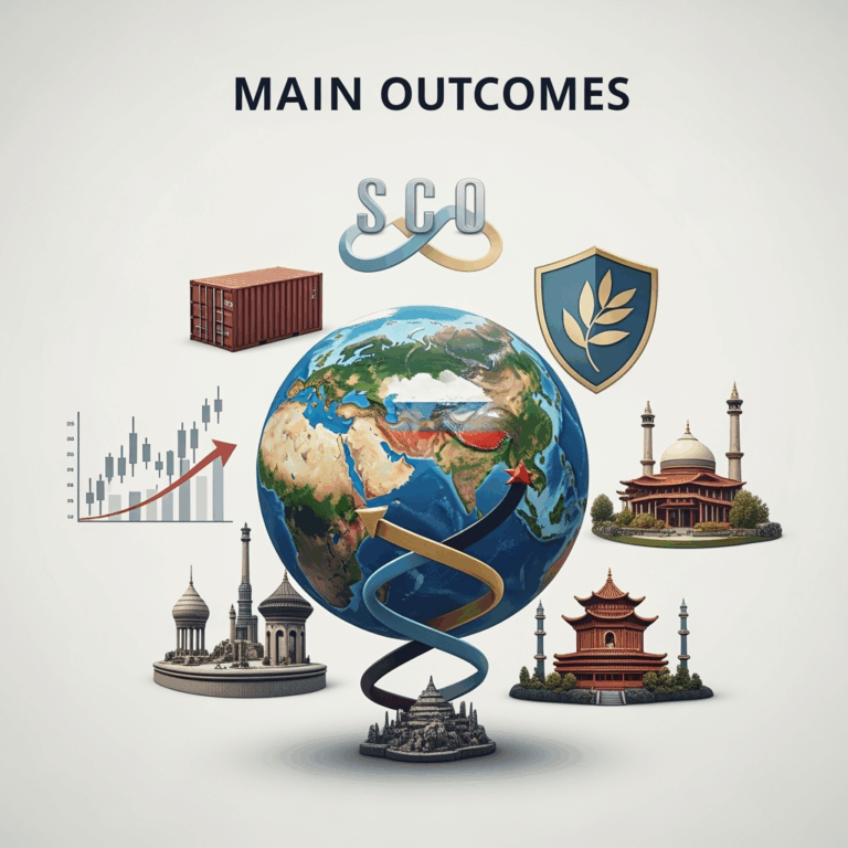 Illustration for: Shanghai Cooperation Organization's Main Outcomes