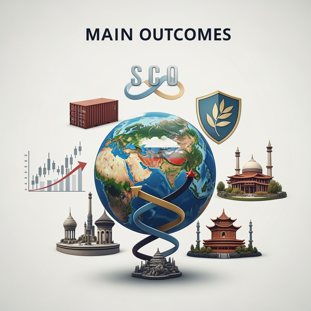 Illustration for: Shanghai Cooperation Organization's Main Outcomes