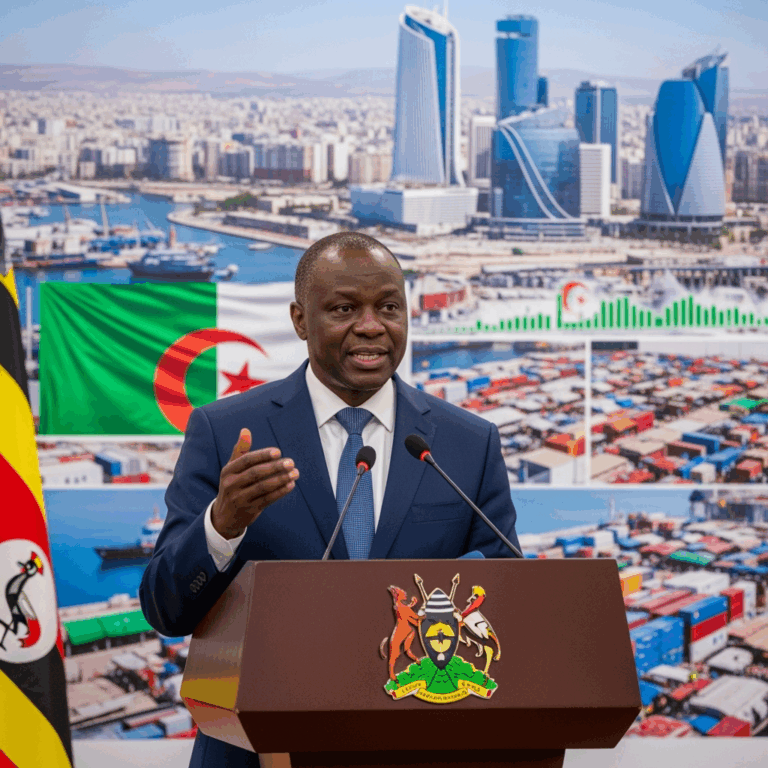 Illustration for: Ugandan Minister Praises Algeria's Economic Progress