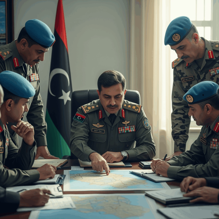 Illustration for: Libyan Army Discusses UN Roadmap