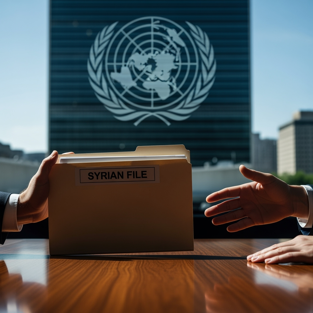 Illustration for: US Push on Syrian File Before UN Visit