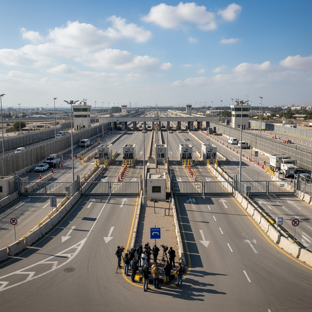 Illustration for: Israel Recloses Crossing After Reopening Announcement