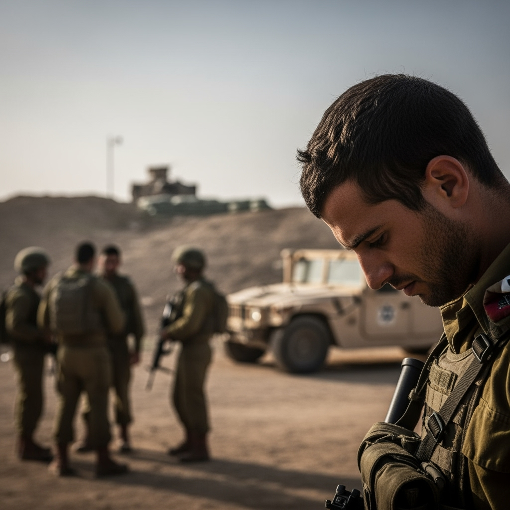 Illustration for: Israeli Soldiers Doubt War's Purpose, Seek Negotiations