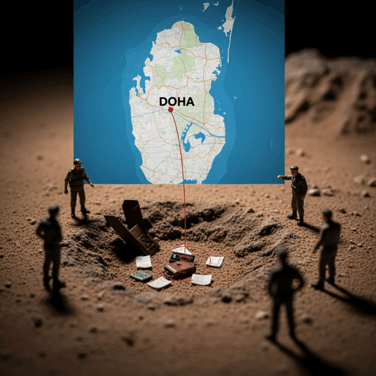Illustration for: Impact of Israeli Airstrike on Hamas Leaders in Doha