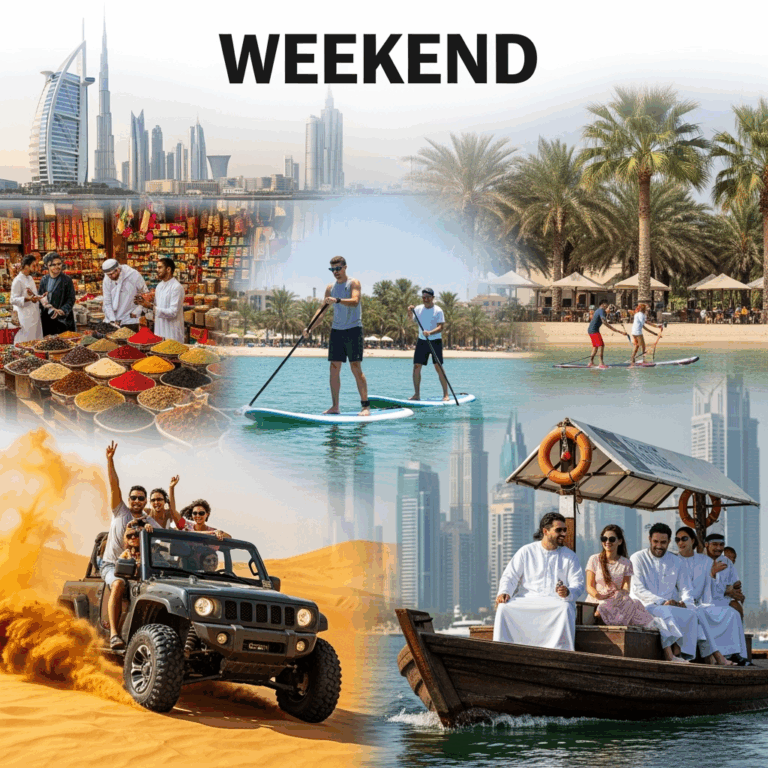 Illustration for: Fun Weekend Activities in the UAE