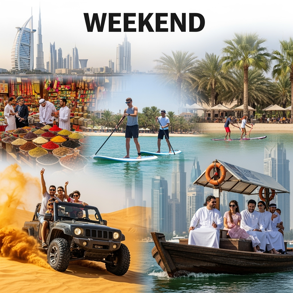 Illustration for: Fun Weekend Activities in the UAE
