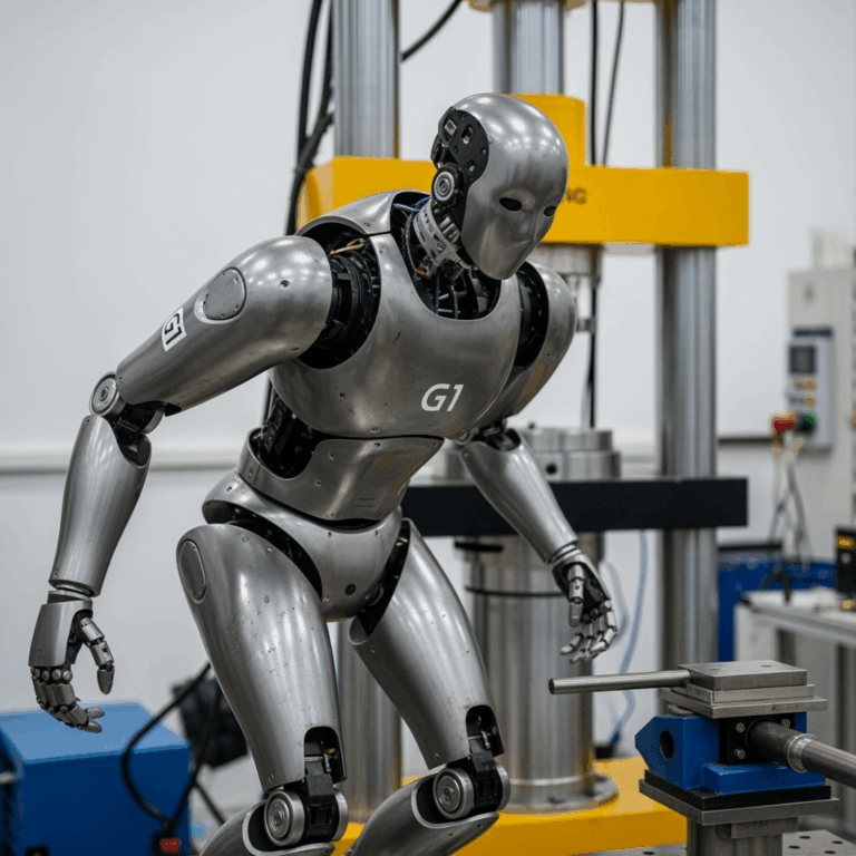 Illustration for: Chinese Robot G1's Resilience Tested