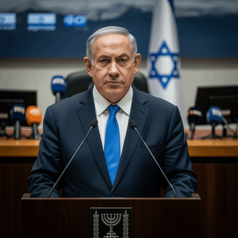 Illustration for: Netanyahu Claims Responsibility for Hamas Attack