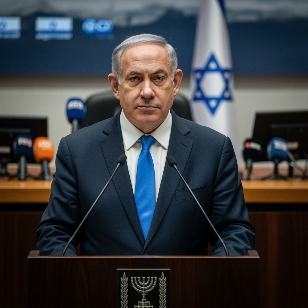 Illustration for: Netanyahu Claims Responsibility for Hamas Attack