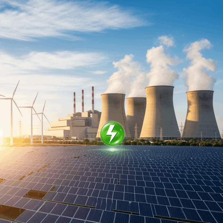 Illustration for: Egypt's Green Energy Shift with Nuclear Power