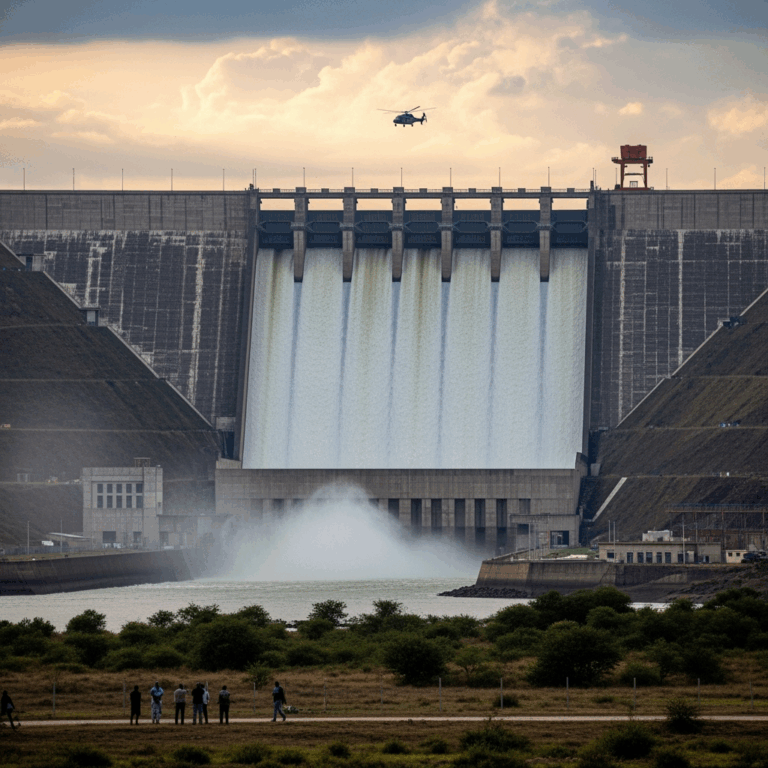 Illustration for: Ethiopia Opens Africa's Largest Dam Amid Tensions