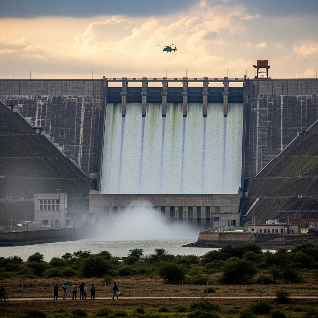 Illustration for: Ethiopia Opens Africa's Largest Dam Amid Tensions