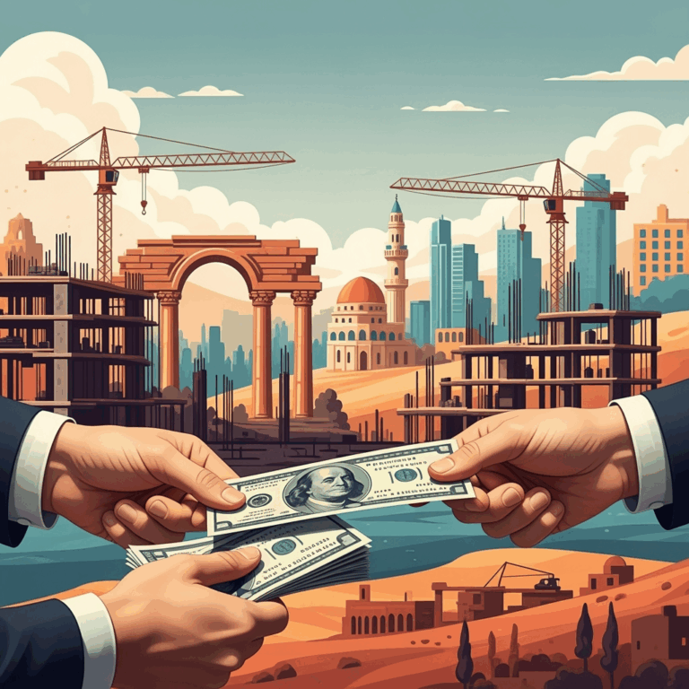 Illustration for: Syrian Fund to Support Reconstruction