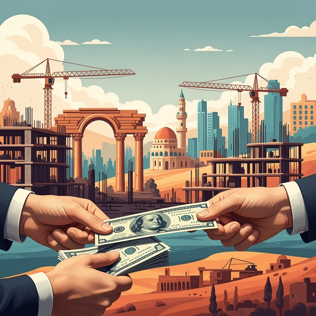 Illustration for: Syrian Fund to Support Reconstruction