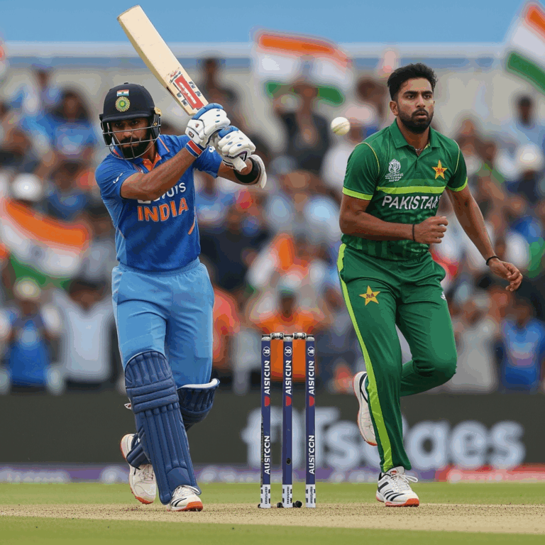 Illustration for: India vs Pakistan: Asia Cup's Exciting Clash