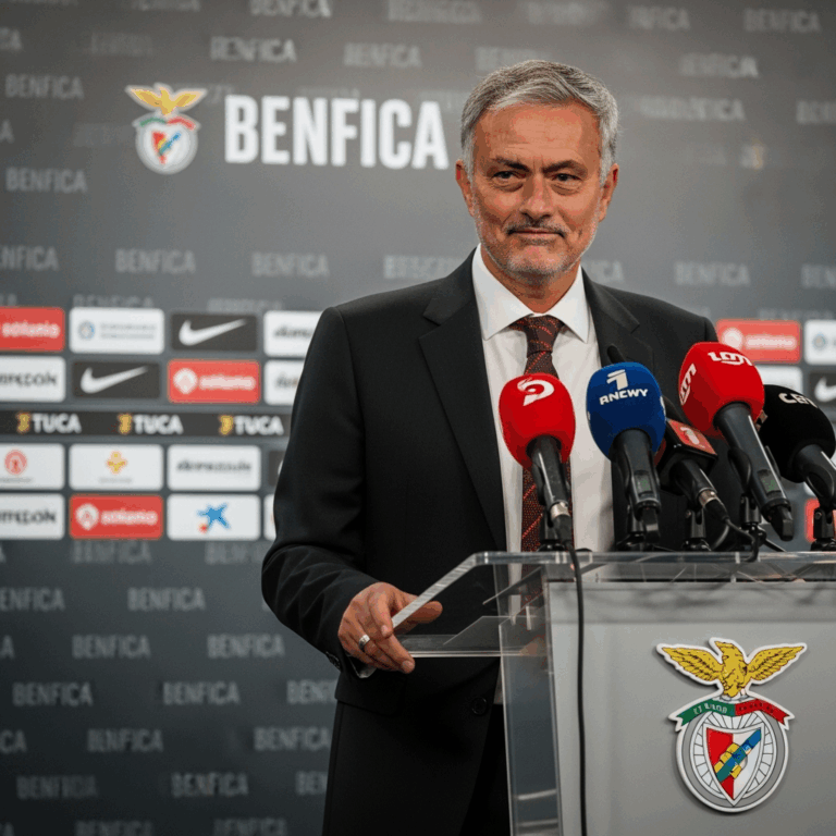 Illustration for: Mourinho Returns to Benfica After 25 Years