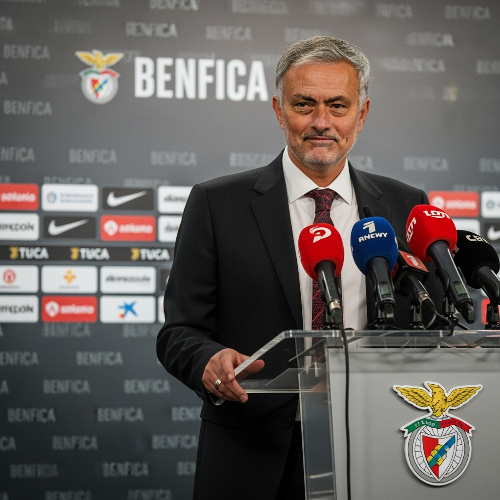 Illustration for: Mourinho Returns to Benfica After 25 Years