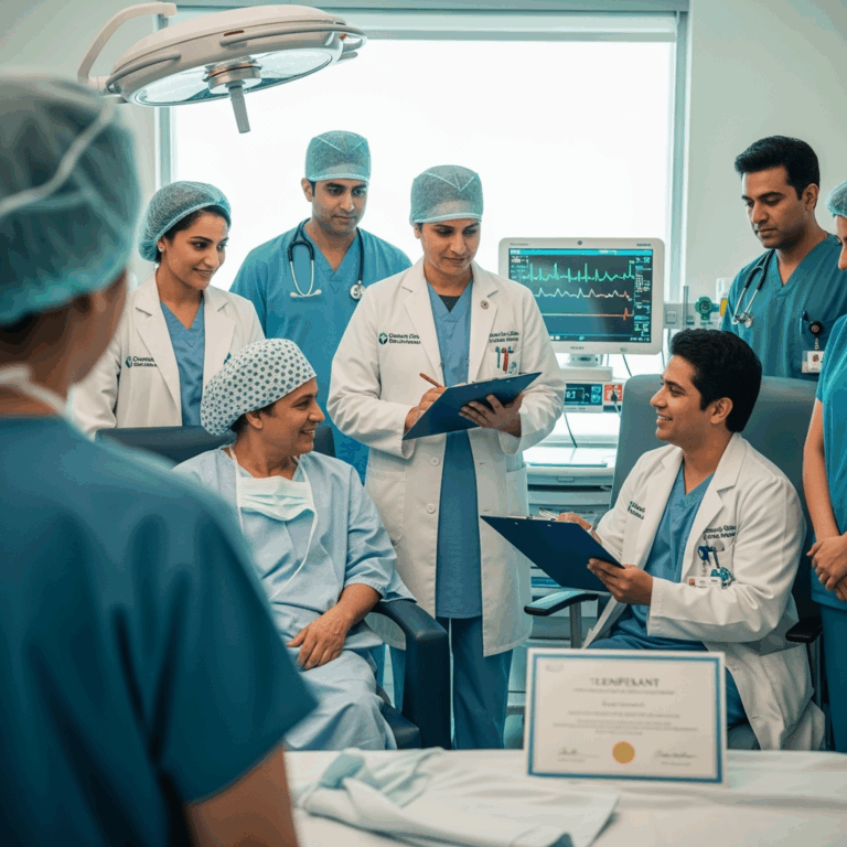 Illustration for: Cleveland Clinic Abu Dhabi's Organ Transplant Success