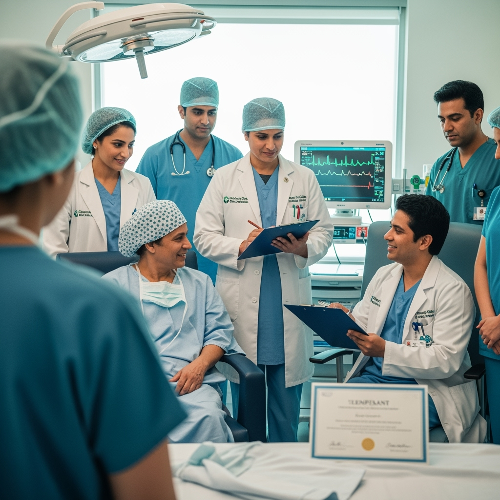 Illustration for: Cleveland Clinic Abu Dhabi's Organ Transplant Success