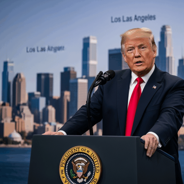 Illustration for: Trump's Plans for Major US Cities' Safety