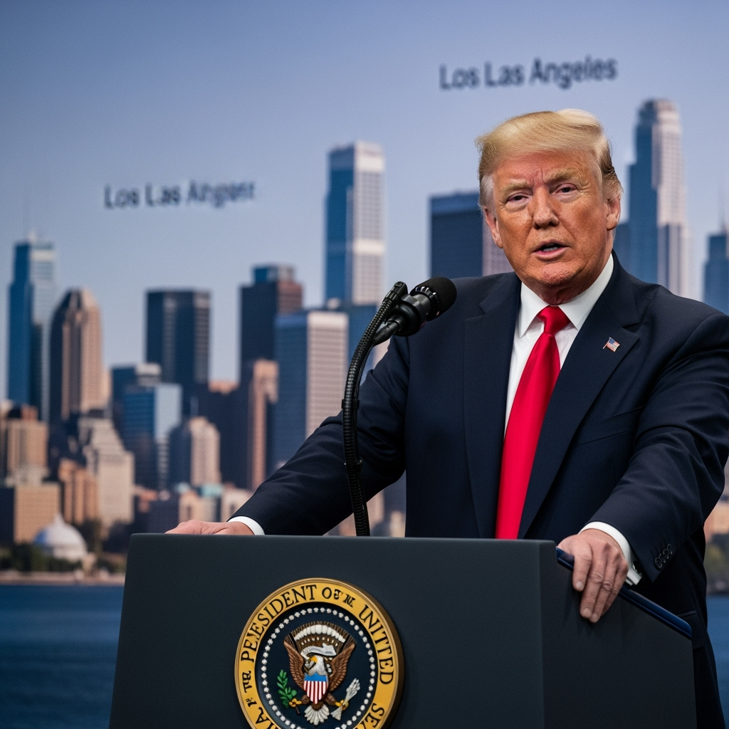 Illustration for: Trump's Plans for Major US Cities' Safety
