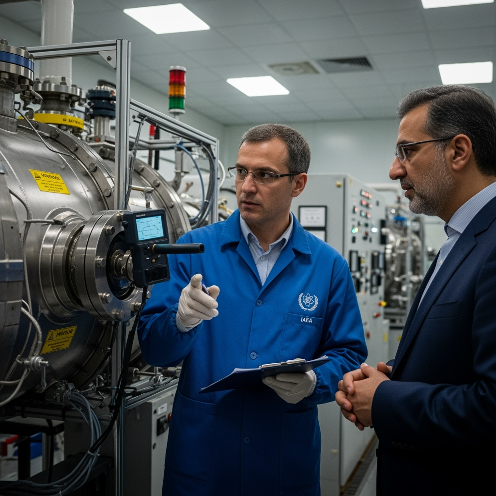 Illustration for: IAEA and Iran: Ensuring Nuclear Facility Safety