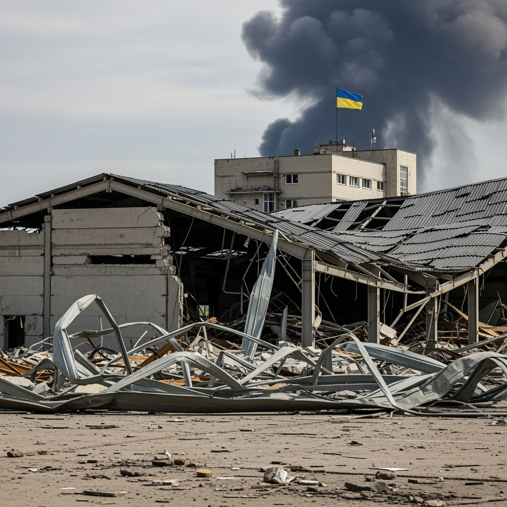 Illustration for: Russian Strike on Ukrainian Logistics in Zaporizhzhia