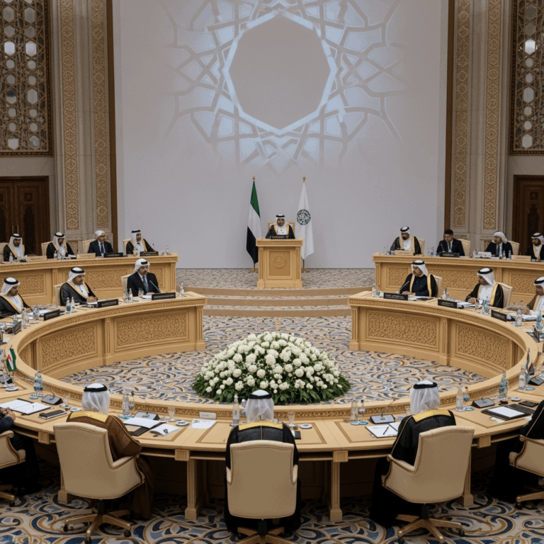 Illustration for: Arab Islamic Summit Condemns Israeli Aggression