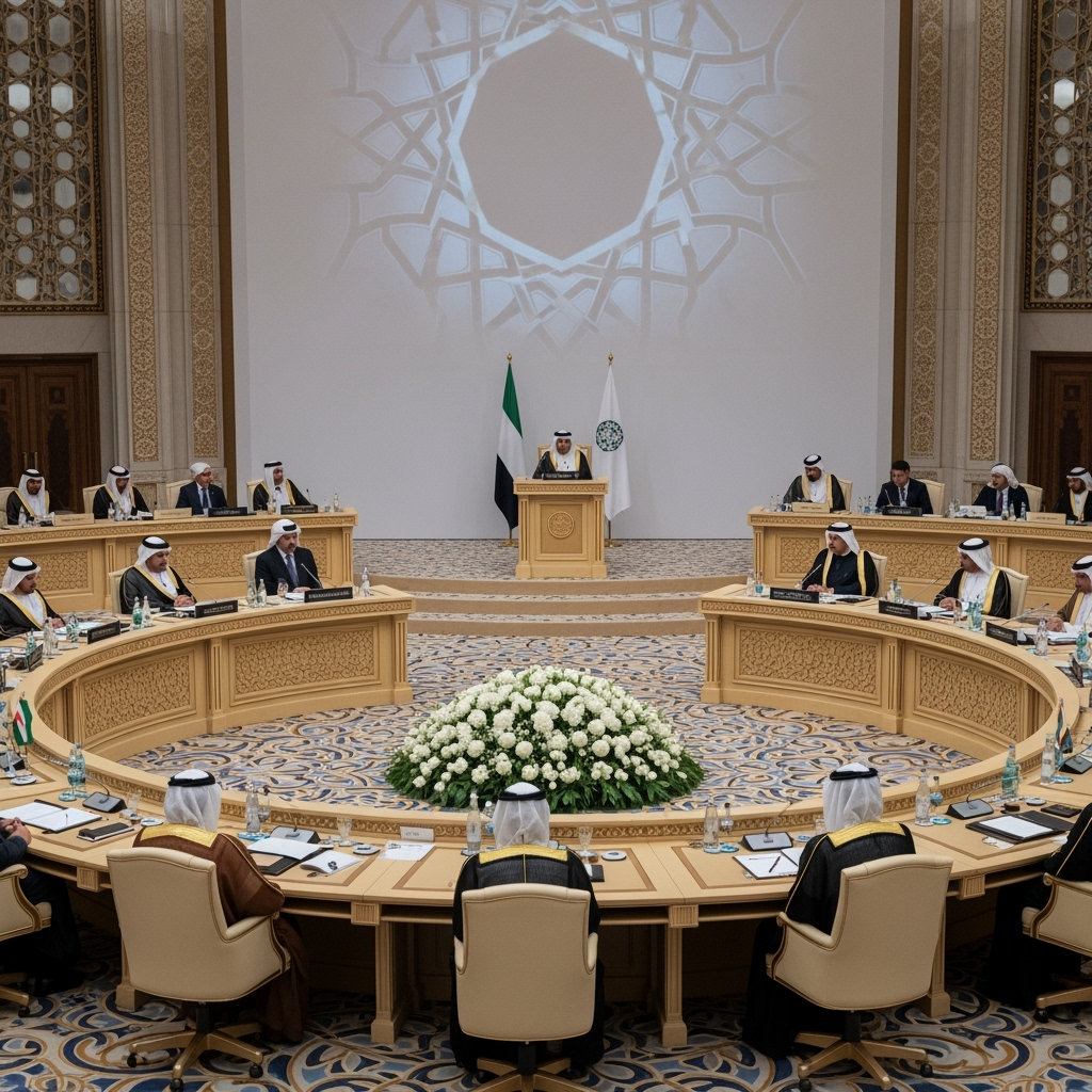 Illustration for: Arab Islamic Summit Condemns Israeli Aggression