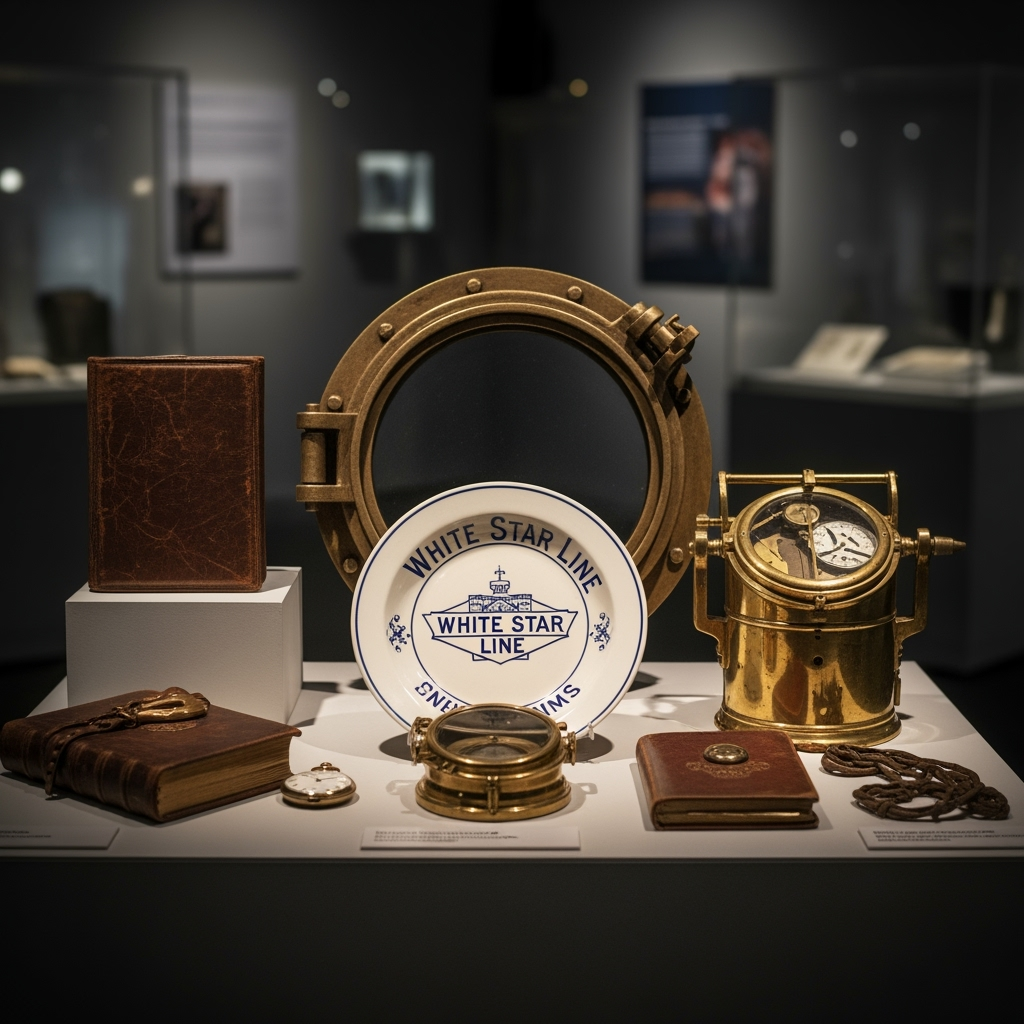 Illustration for: Britannic Shipwreck Artifacts to be Exhibited