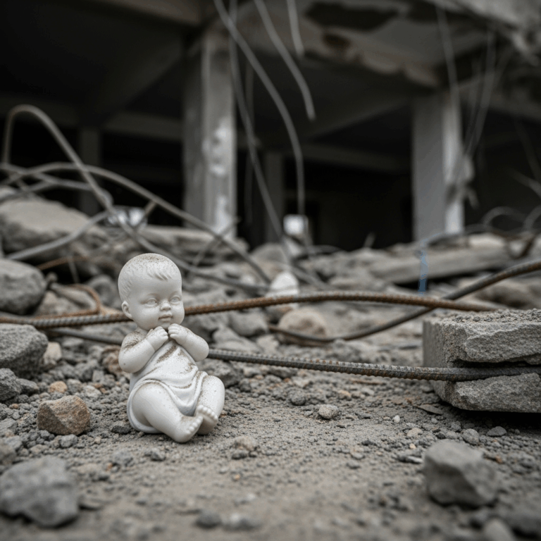 Illustration for: Gaza IVF Clinic Destruction: A Story of Loss and Hope