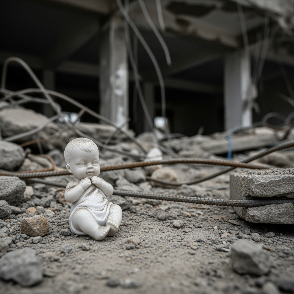 Illustration for: Gaza IVF Clinic Destruction: A Story of Loss and Hope