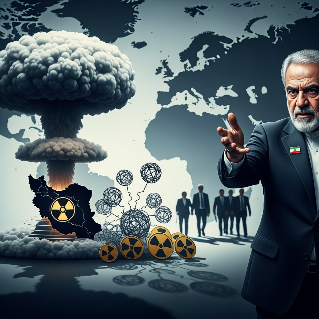 Illustration for: Iran Criticizes Western Stance on Nuclear Proliferation
