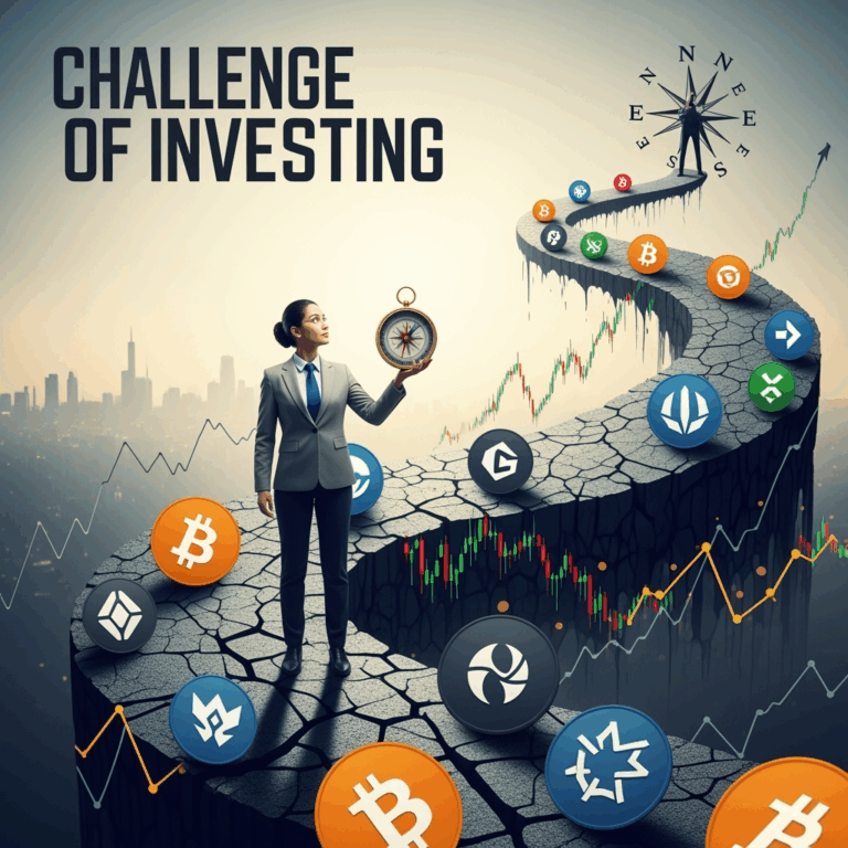 Illustration for: Navigating the Challenges of Crypto Investing