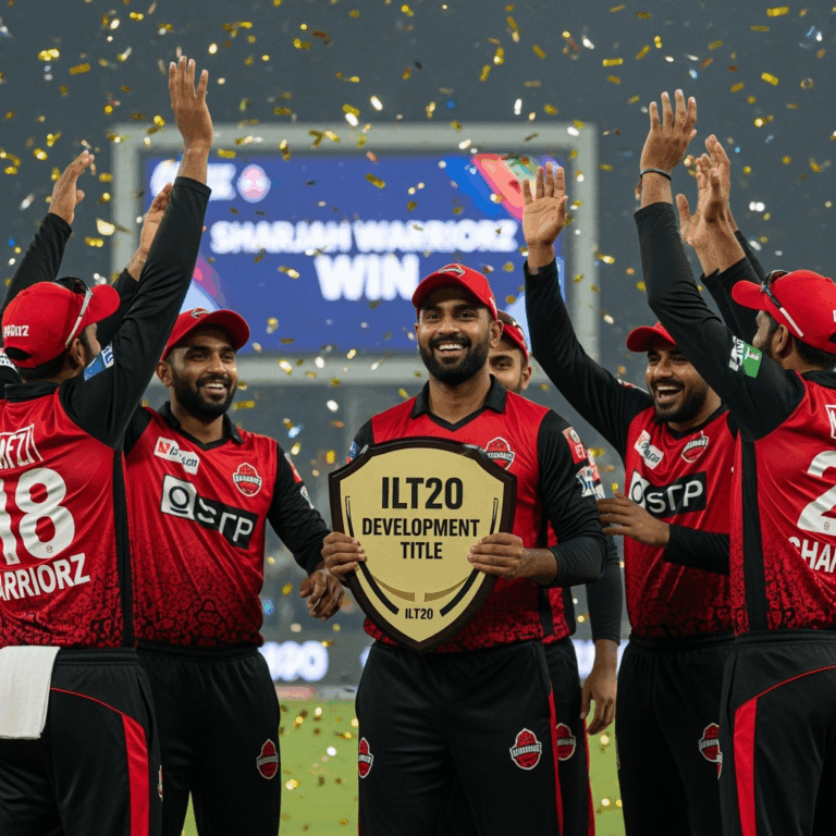 Illustration for: Sharjah Warriorz Clinch ILT20 Development Title