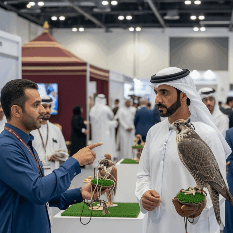 Illustration for: Sheikh Hamdan Visits S'hail 2025 in Doha