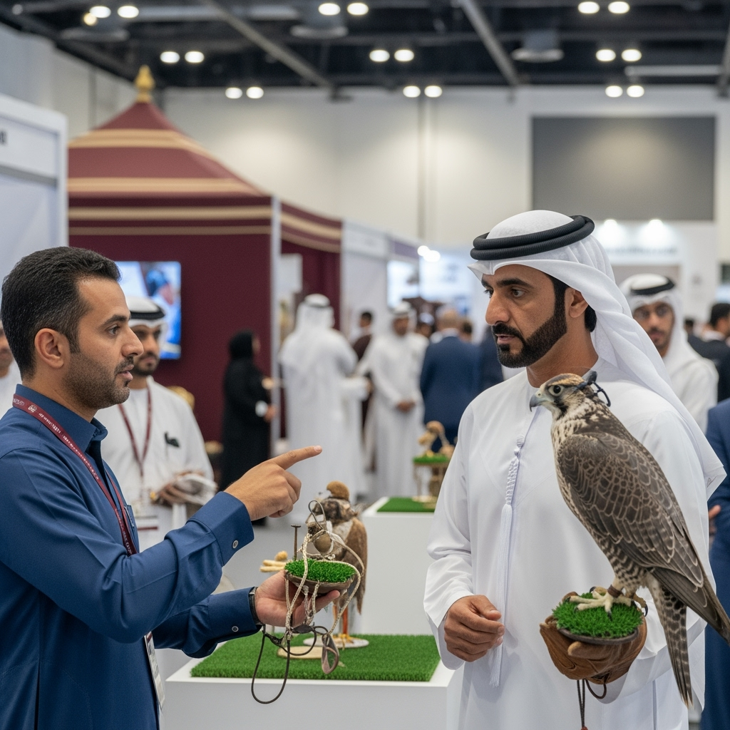 Illustration for: Sheikh Hamdan Visits S'hail 2025 in Doha